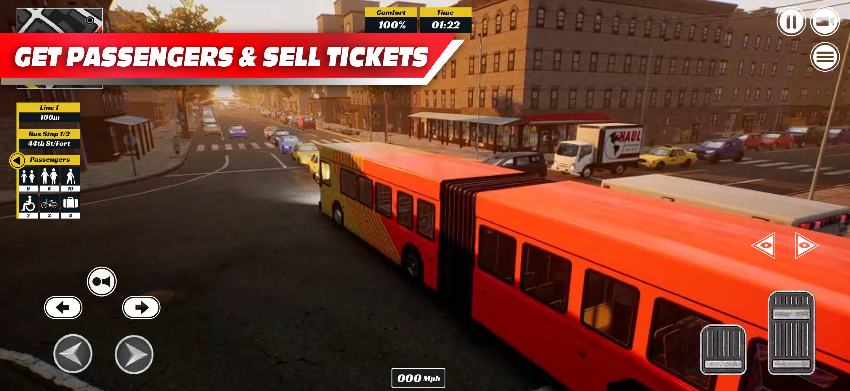 BUS Simulator PRO Urban Rivals Game Screenshot