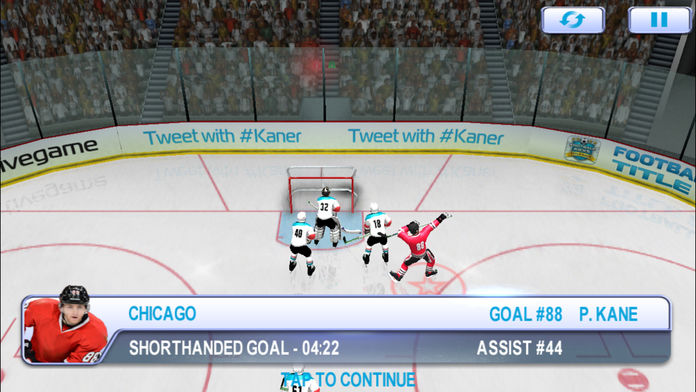 Patrick Kane's MVP Hockey ภาพหน้าจอเกม