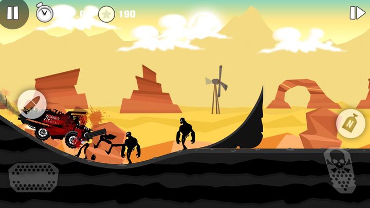 Zombie Race - Undead Smasher Game Screenshot