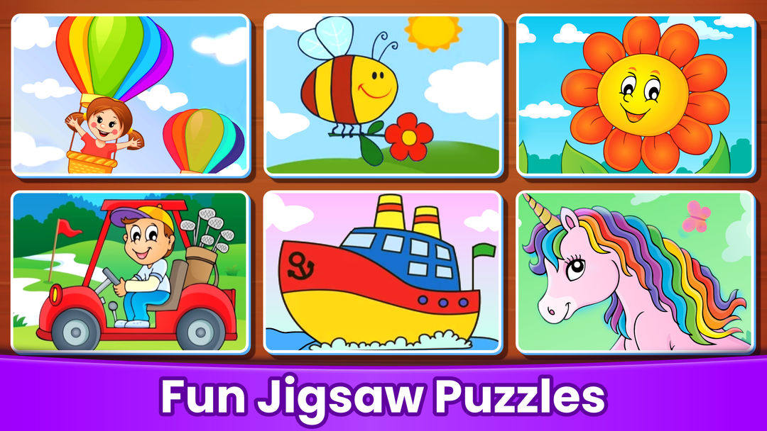 Puzzle Kids: Jigsaw Puzzles ภาพหน้าจอเกม