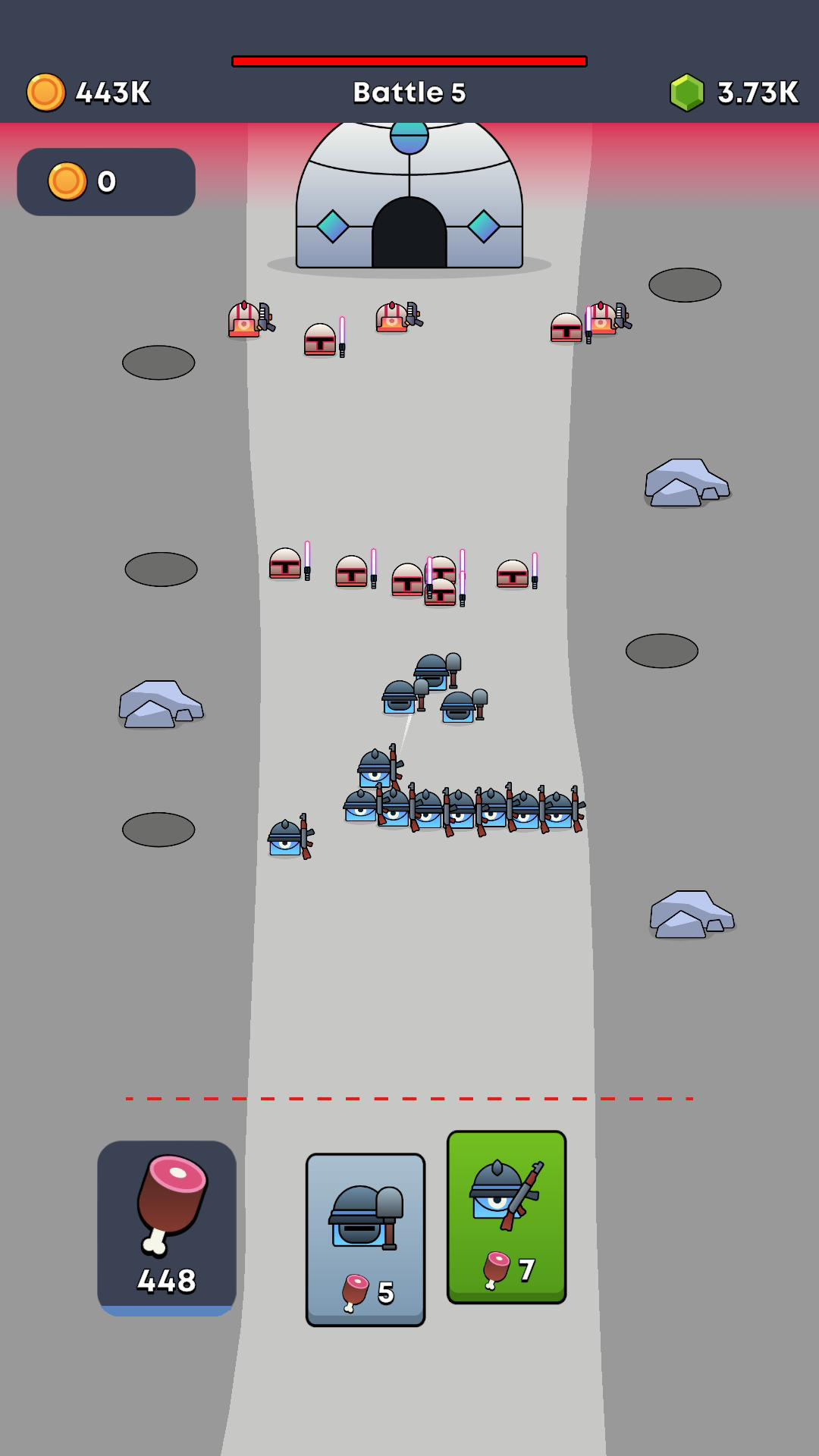 Evolution Battle - Survive War Game Screenshot