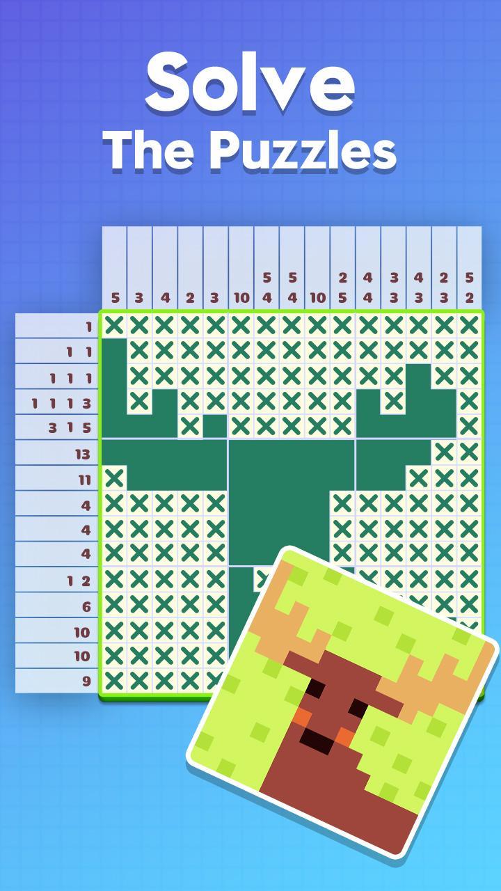 Screenshot 1 of Nonogram Puzzles - Jigsaw Cross 5.8.1