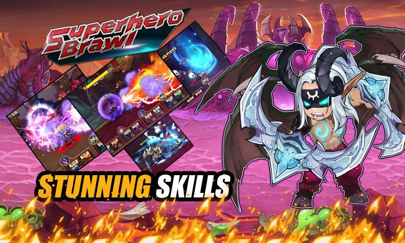 Captura de Tela do Jogo Superhero Brawl