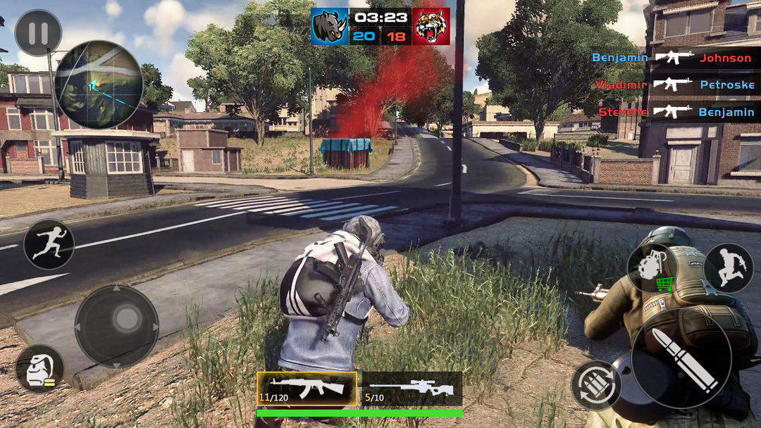 FPS Gun Strike: Offline Encounter Shooting 3D ภาพหน้าจอเกม