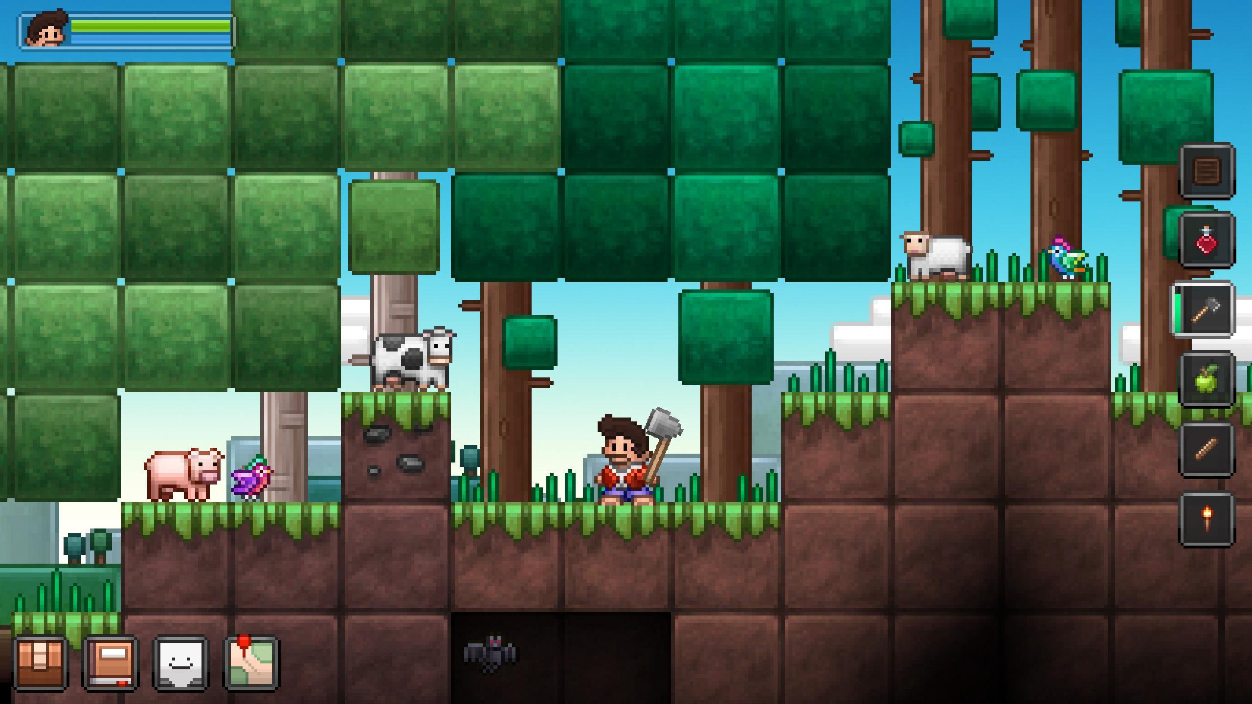 Junk Jack Game Screenshot