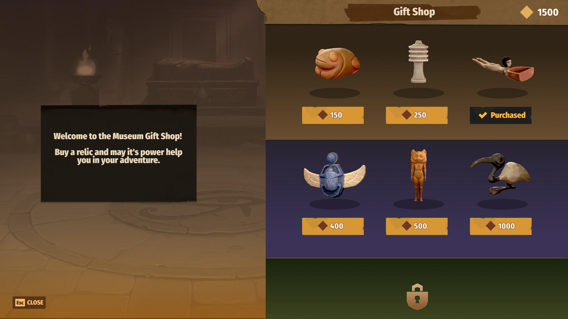 Screenshot of Museum Mystery: Deckbuilding Card Game