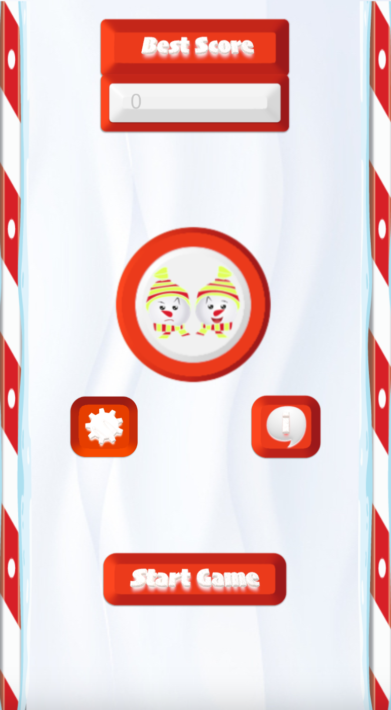 Twin Snowmen Game Screenshot