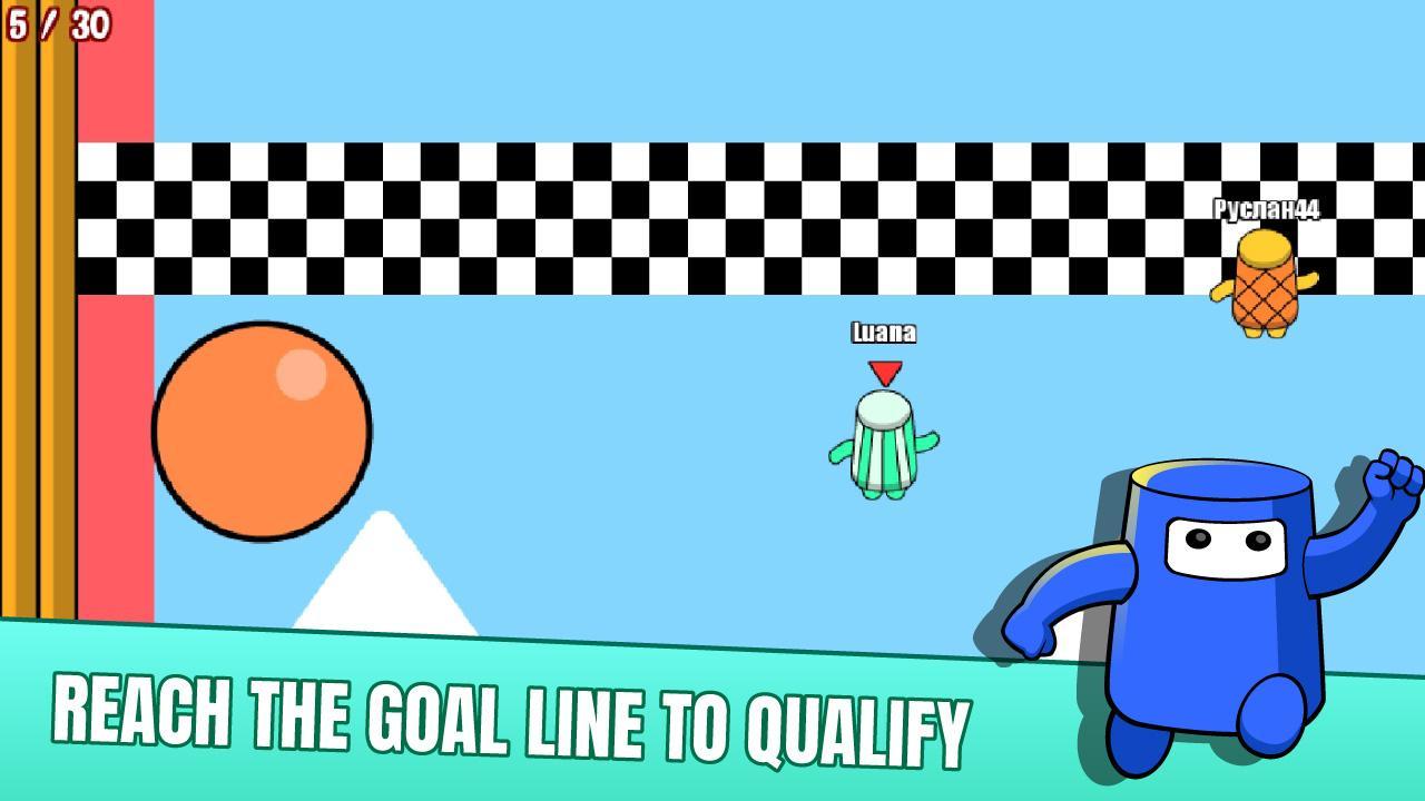 Fall Run: Online Races Game Screenshot