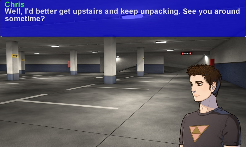 College Days - Visual Novel Game Screenshot