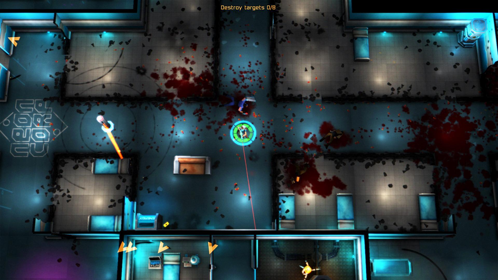 Neon Chrome Game Screenshot