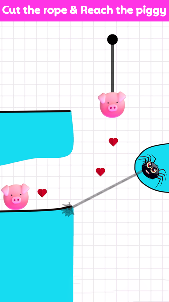 Rope Cut Balls Game Screenshot