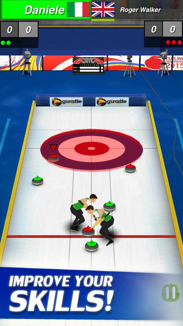 Curling 3D ภาพหน้าจอเกม