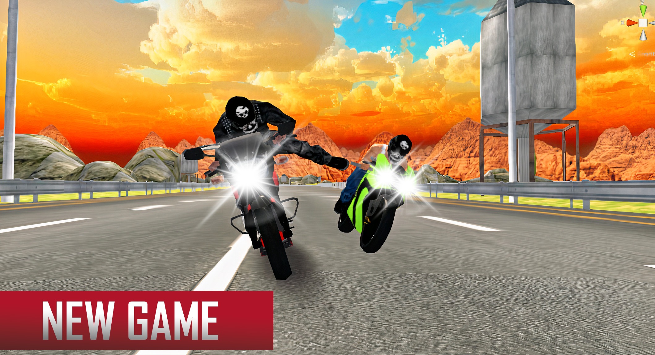 Screenshot 6 of Danger Rider: Bike Race Attack 