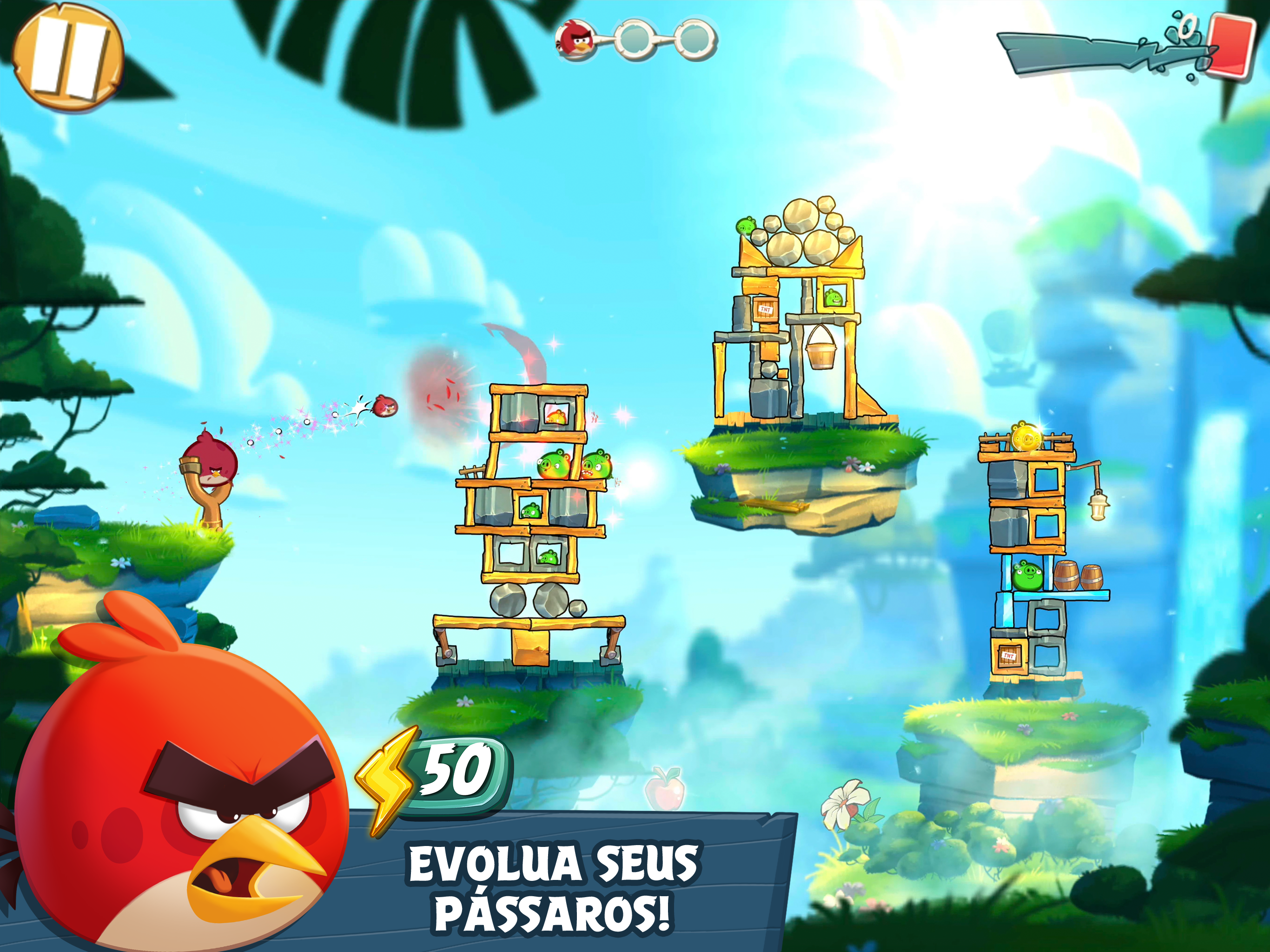 Captura de Tela do Jogo Angry Birds 2
