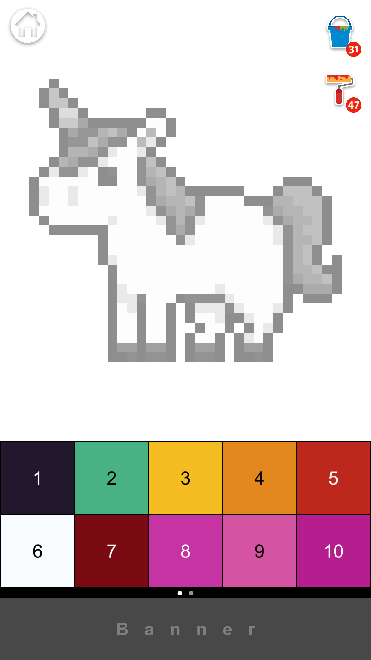 Color Art - Color by Number Game Screenshot