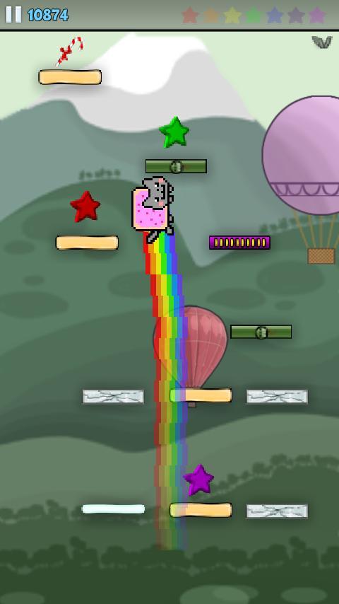 Screenshot 1 of Nyan Cat: Spring! 1.6
