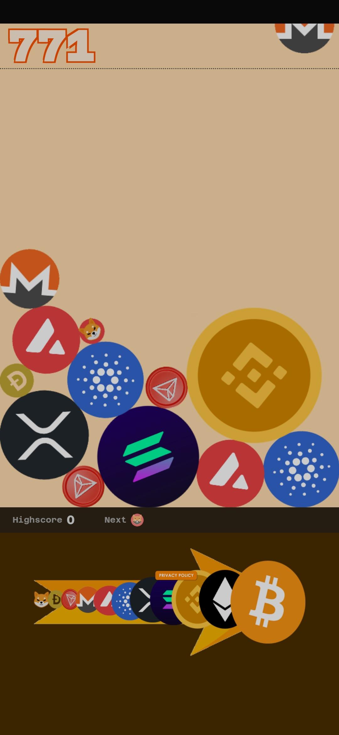 Crypto Fusion Game Screenshot