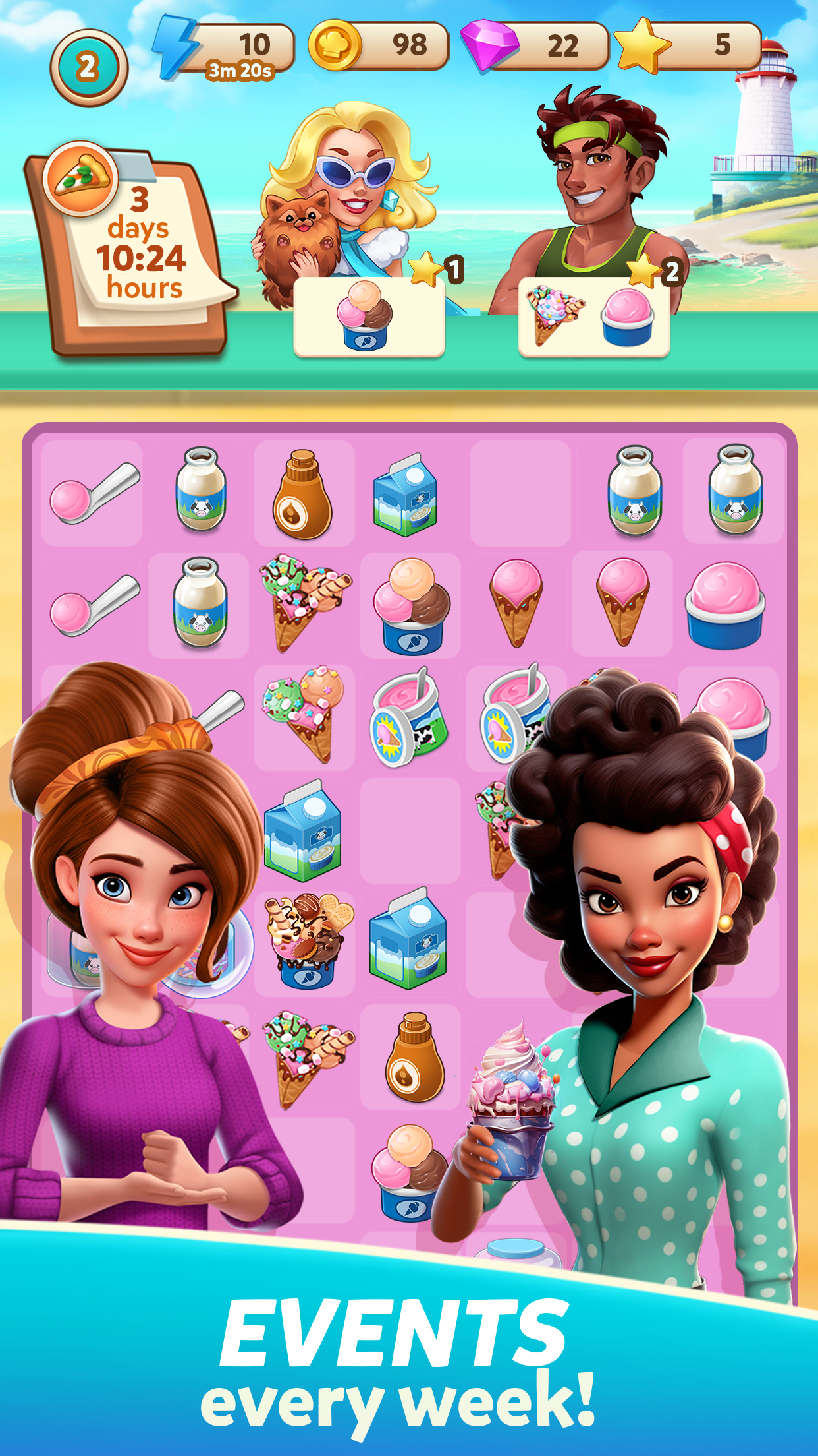 Cook & Merge Kate's Adventure Game Screenshot