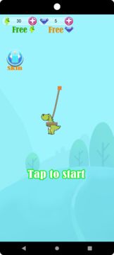 Rescue Dinosaur Cut Rope Game Screenshot