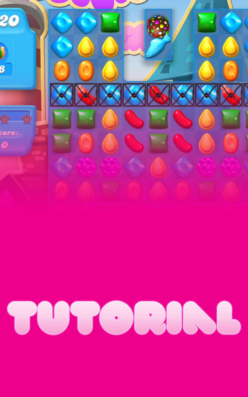 Cuplikan Layar Game New Candy Crush Soda Saga Tip