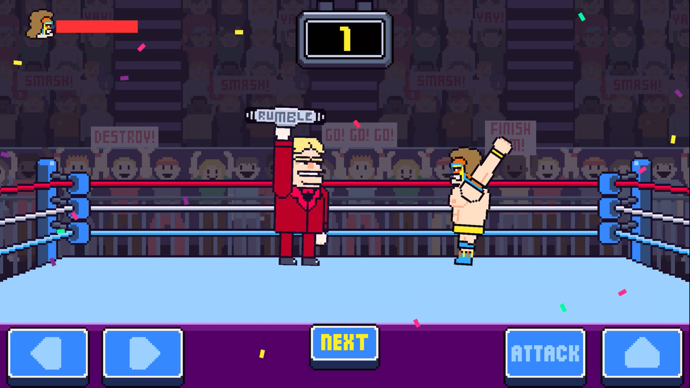 Rowdy Wrestling Game Screenshot