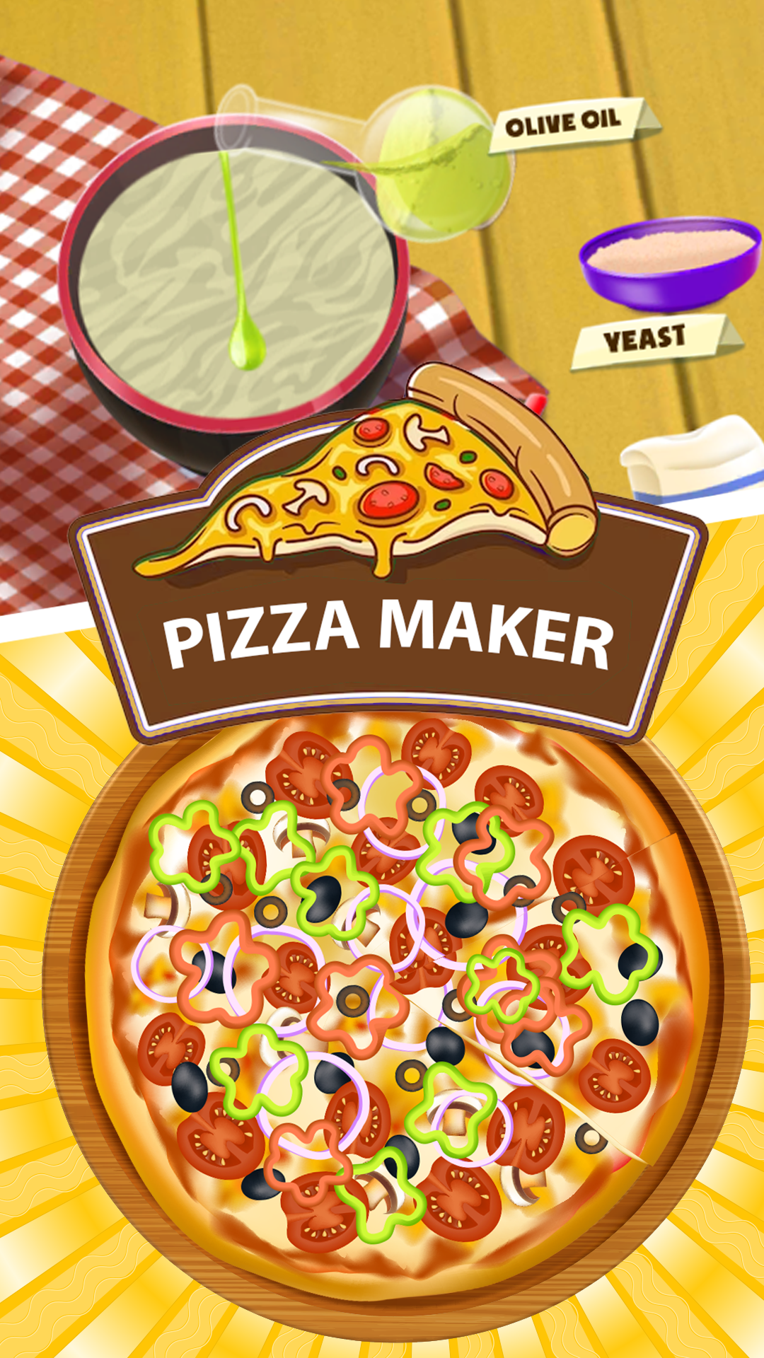 Pizza Maker - Cooking Game Game Screenshot