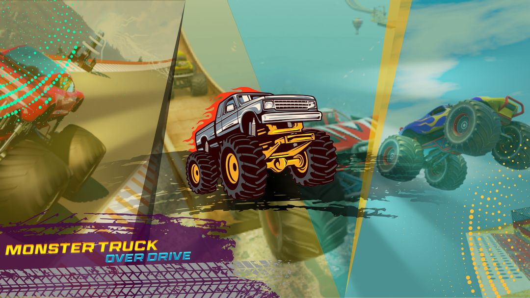 Monster Truck Mega Ramp Stunts 게임 스크린 샷