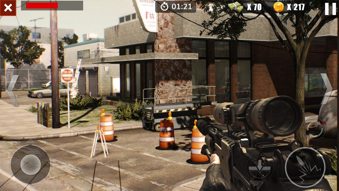 Screenshot of Armed Sniper Shooting - Free Battlegrounds Gun War