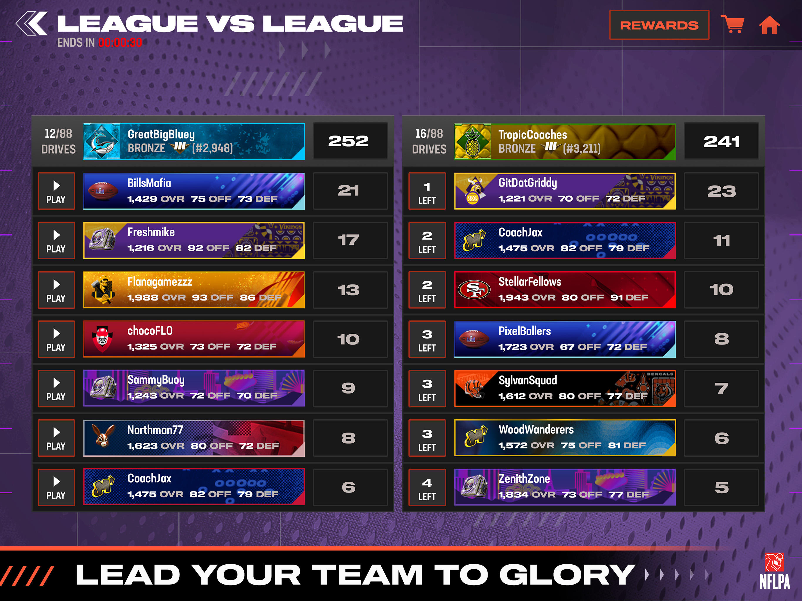 Captura de Tela do Jogo Madden NFL 25 Mobile Football