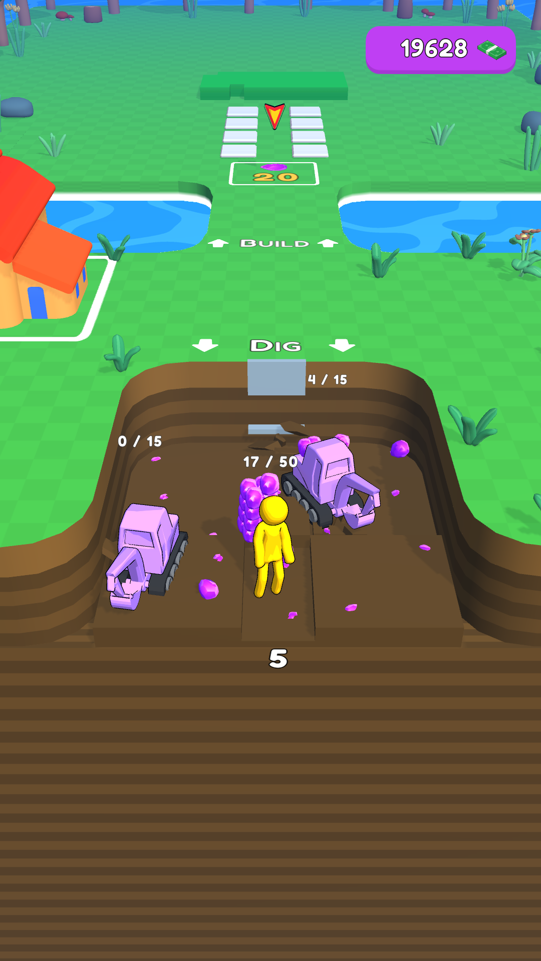 Dig and Build Game Screenshot