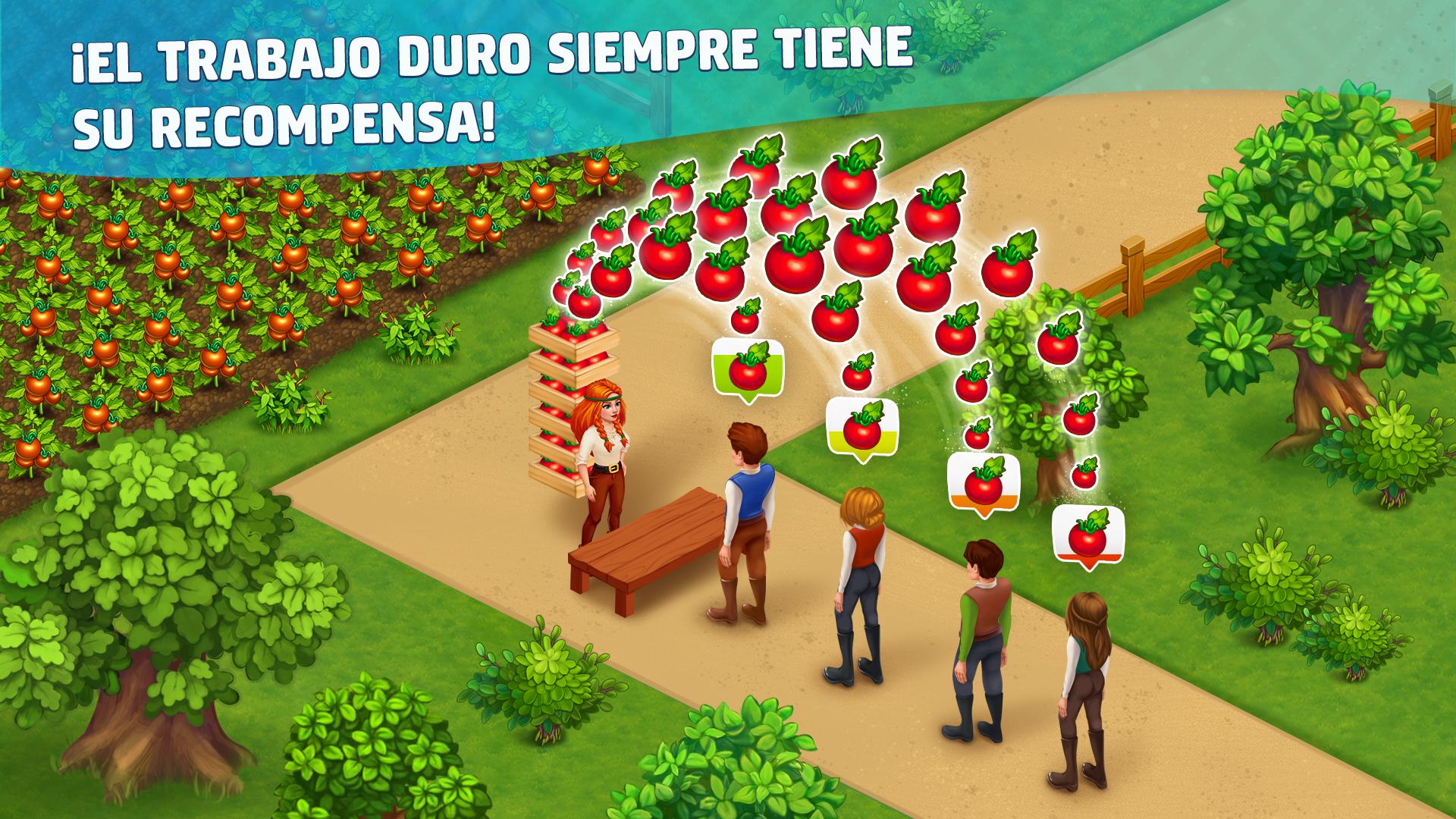 Captura de Pantalla del Juego Harvest Land