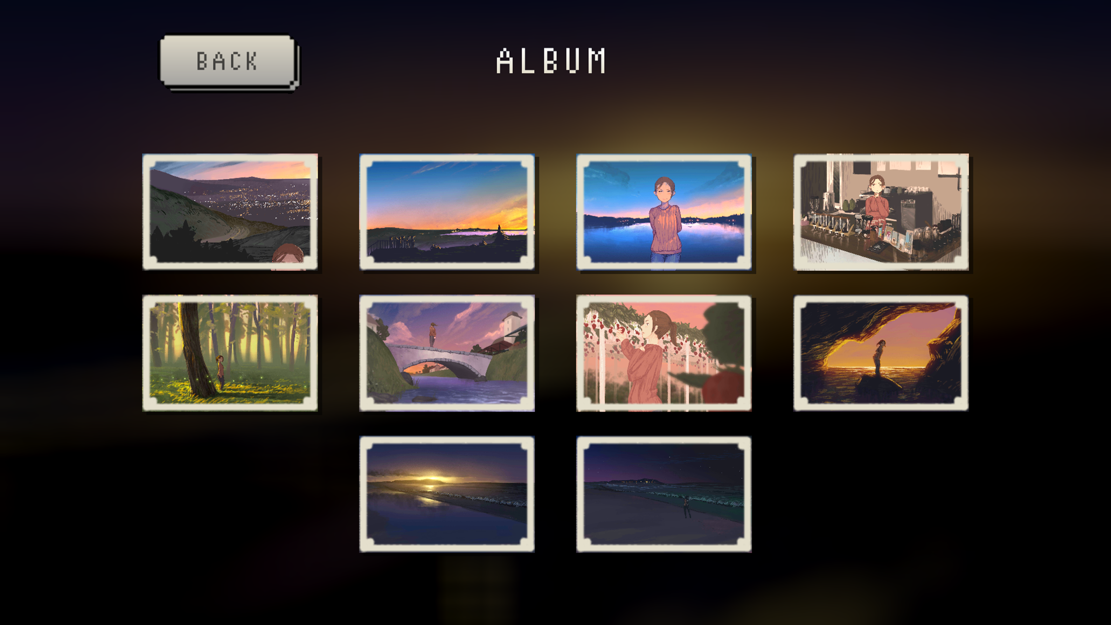 Sunset Road Game Screenshot