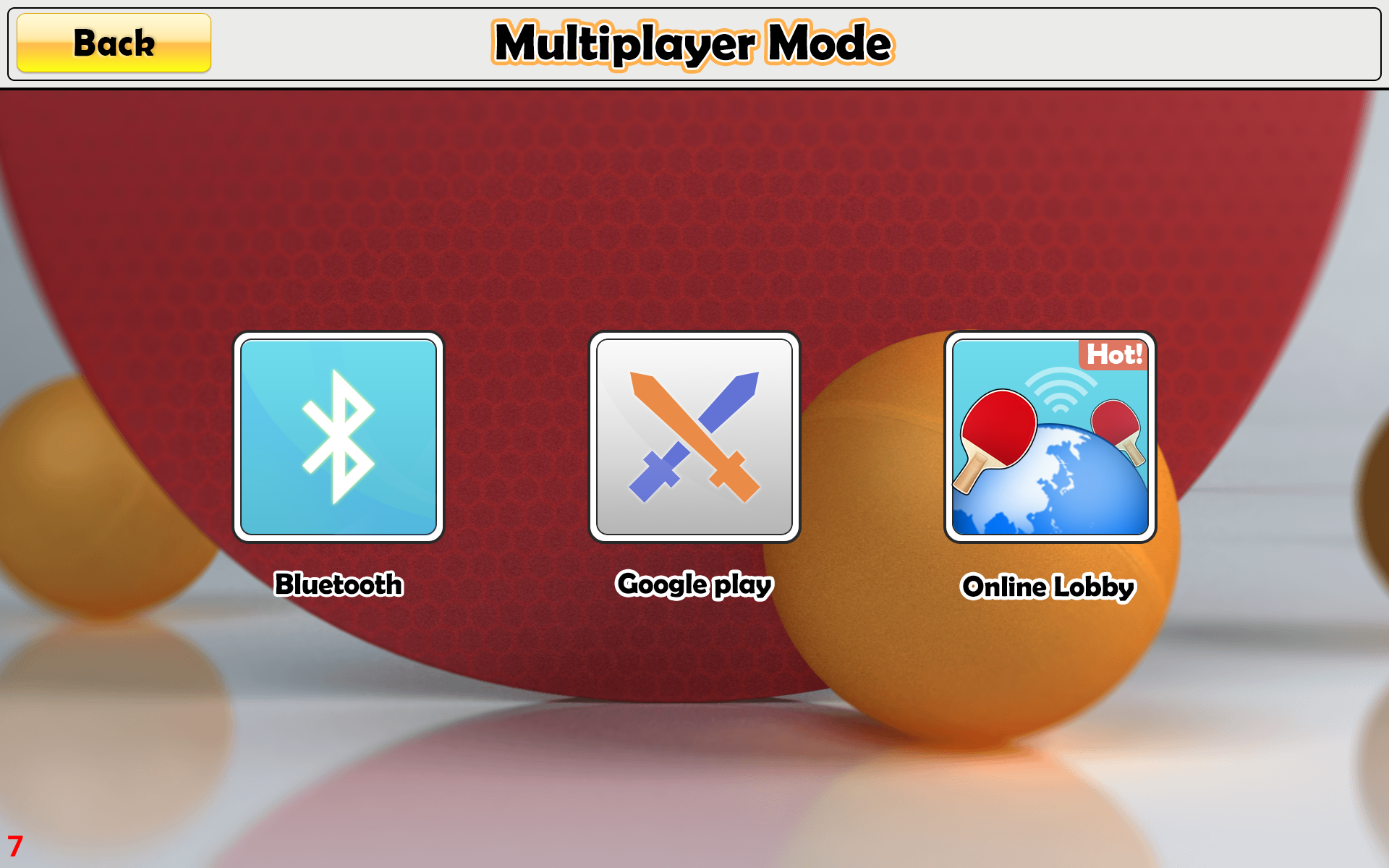 Cuplikan Layar Game Virtual Table Tennis