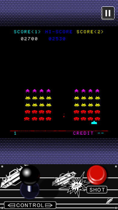 Cuplikan Layar Game SPACE INVADERS