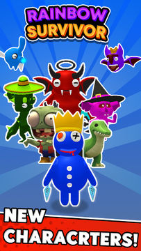 Survivor Rainbow 3D Game Screenshot