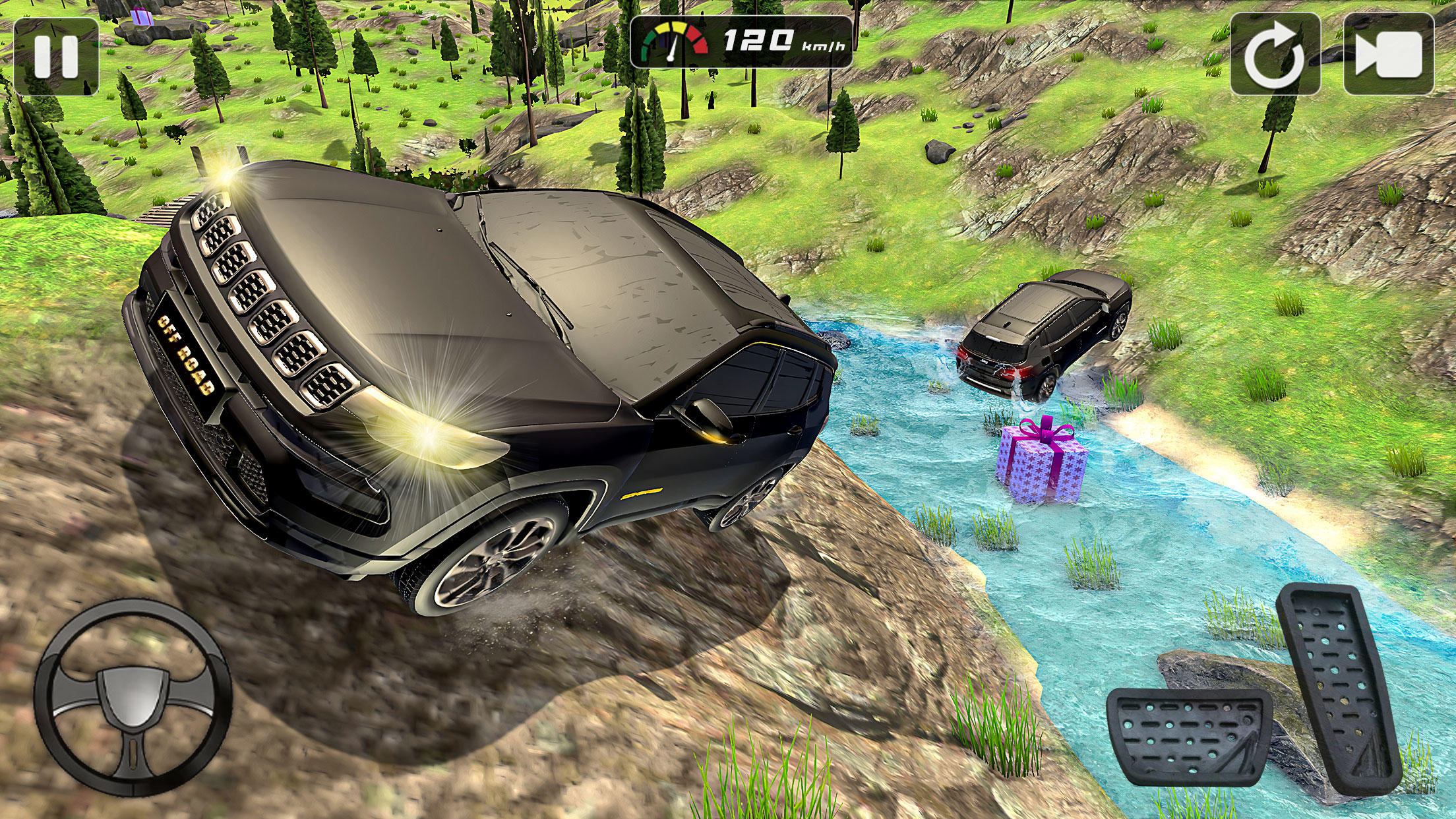 Screenshot of Offroad Jeep Driving Car Games