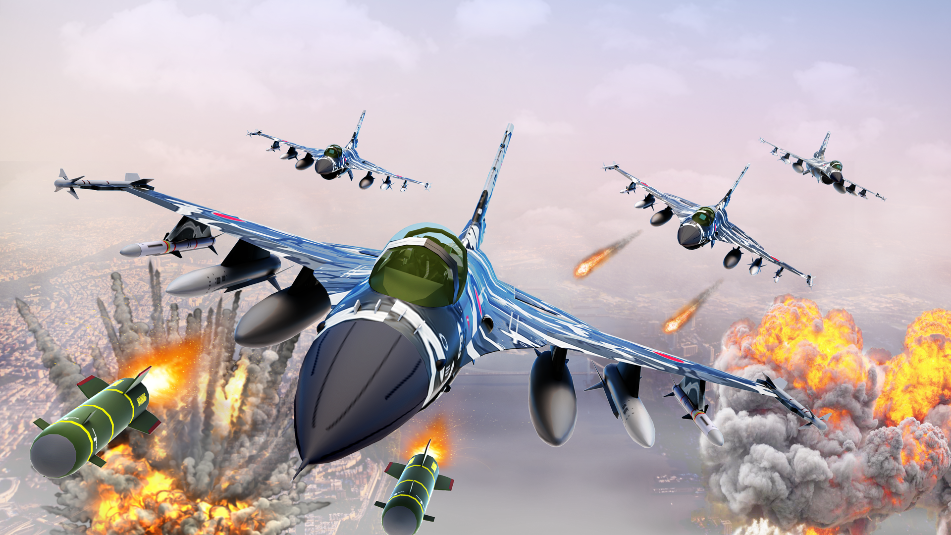 Screenshot 4 of Fighter Jet War Plane Games 