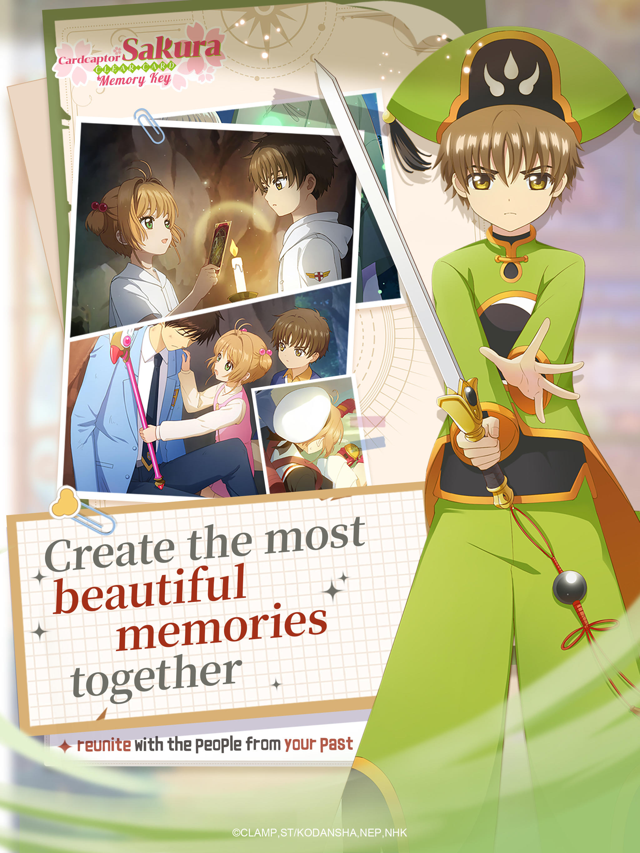 Cardcaptor Sakura：Memory Key Game Screenshot