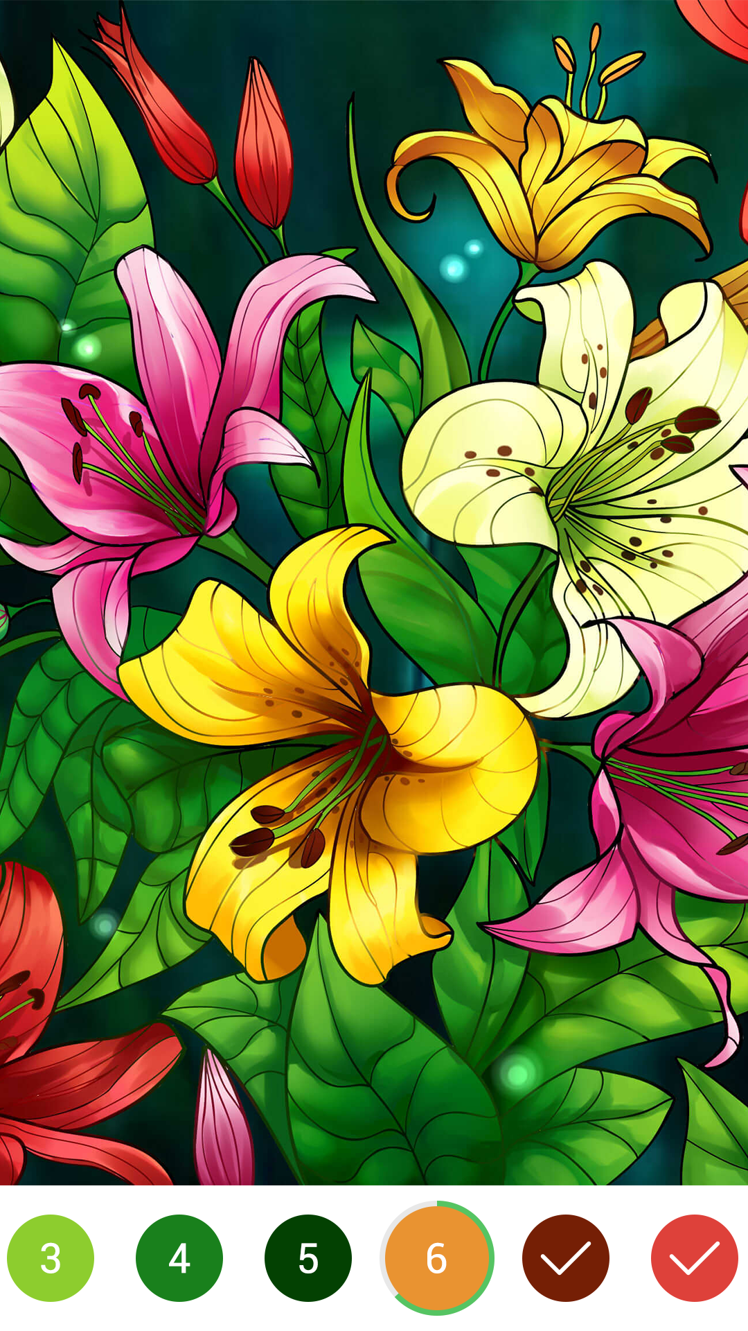 Coloring Book: Color by Number Game Screenshot