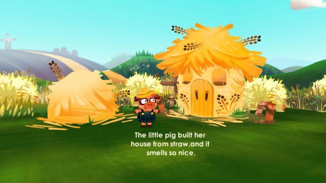 Screenshot of Three Little Pigs VR
