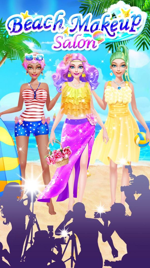 沙灘派對 – 化妝換裝遊戲遊戲截圖