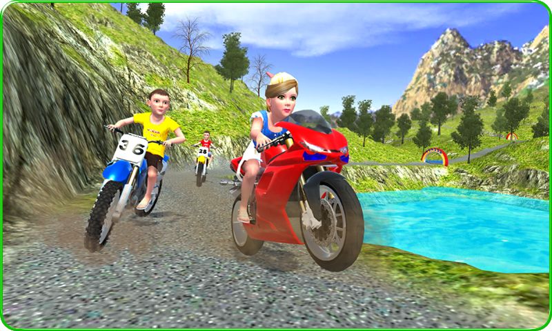 Screenshot of Kids Offroad Motorbike Racing Driver