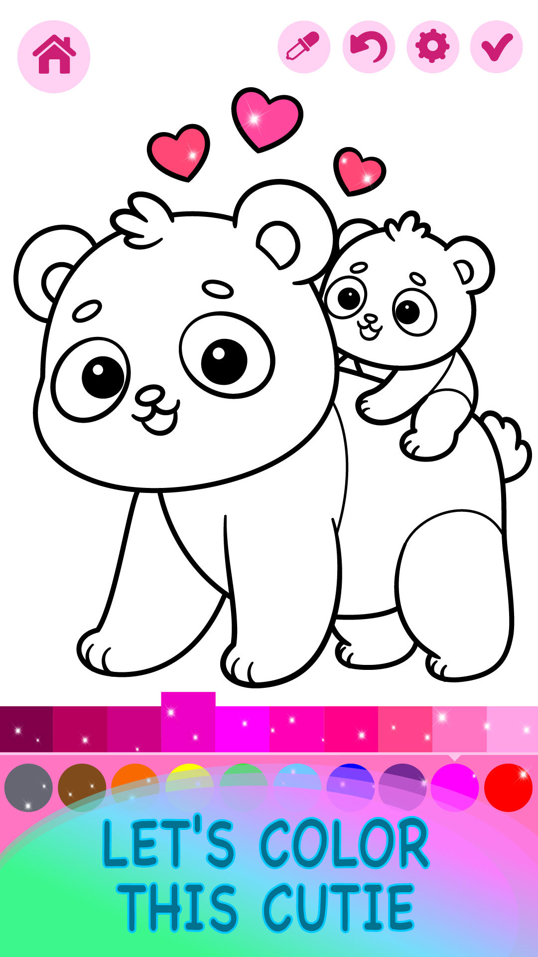 Kids Coloring: Little Masters Game Screenshot