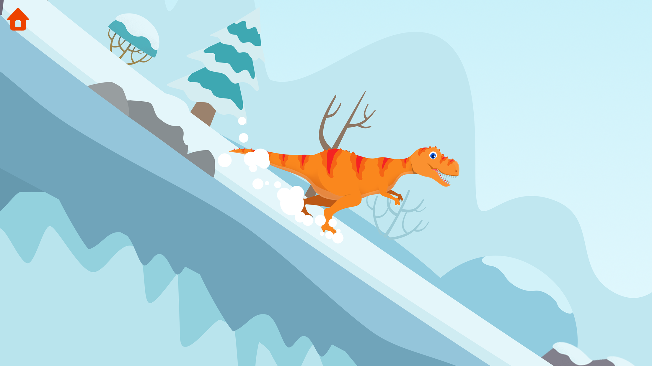 Скриншот игры Jurassic Rescue Dinosaur games