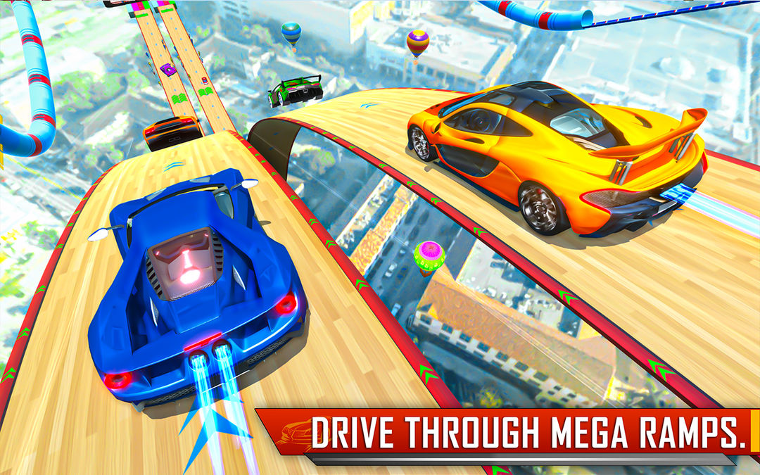 Screenshot of Ramp Car Stunts - Car Games