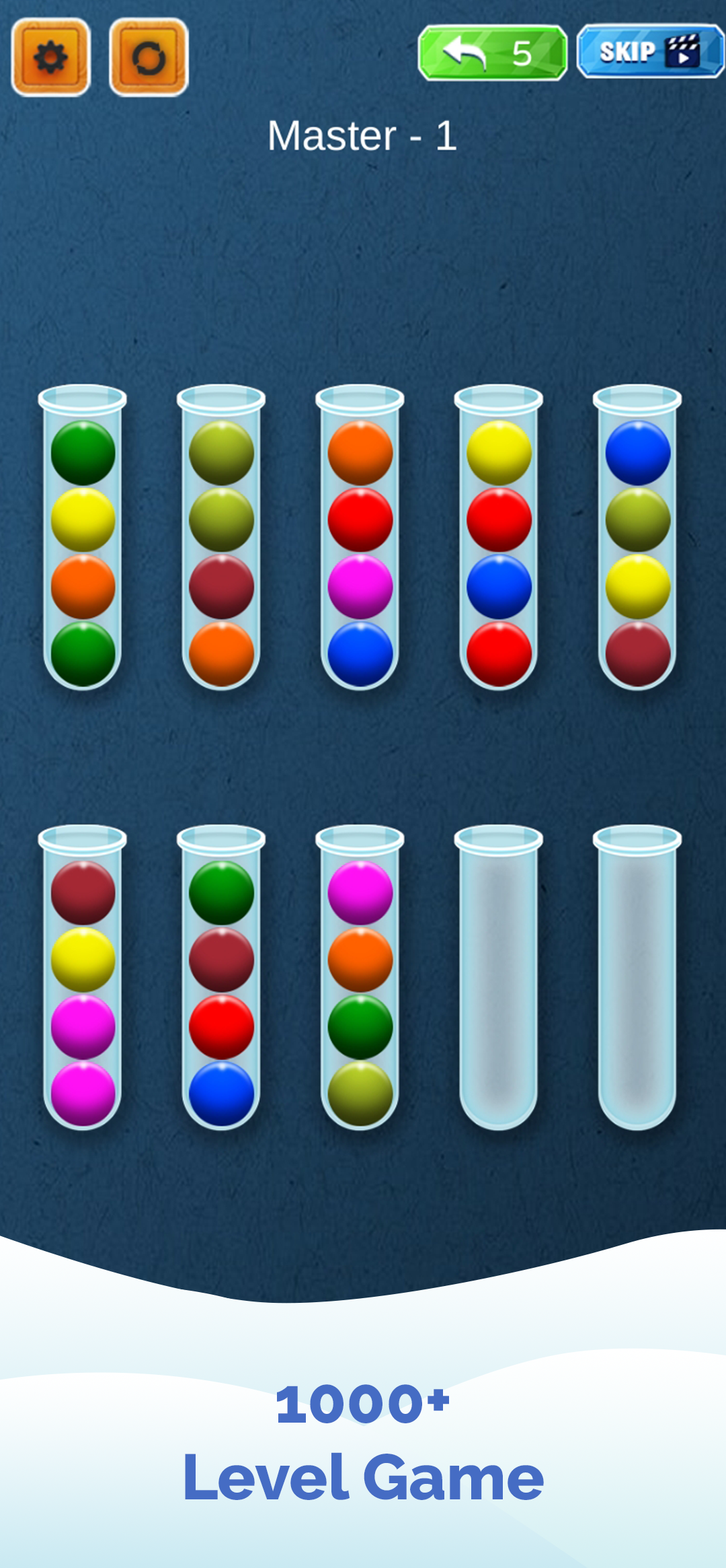 Sort Puzzle Color Ball Game Screenshot
