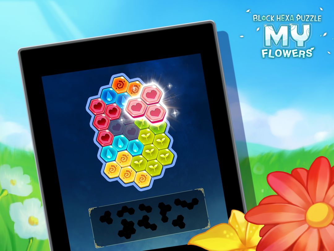 Block Hexa Puzzle: Bungaku screenshot game