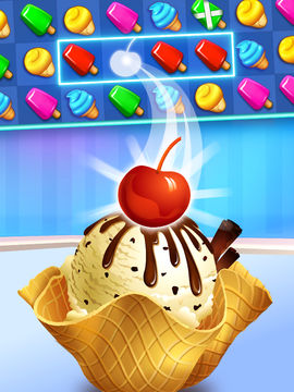 Ảnh chụp màn hình Ice Cream Paradise: Match 3