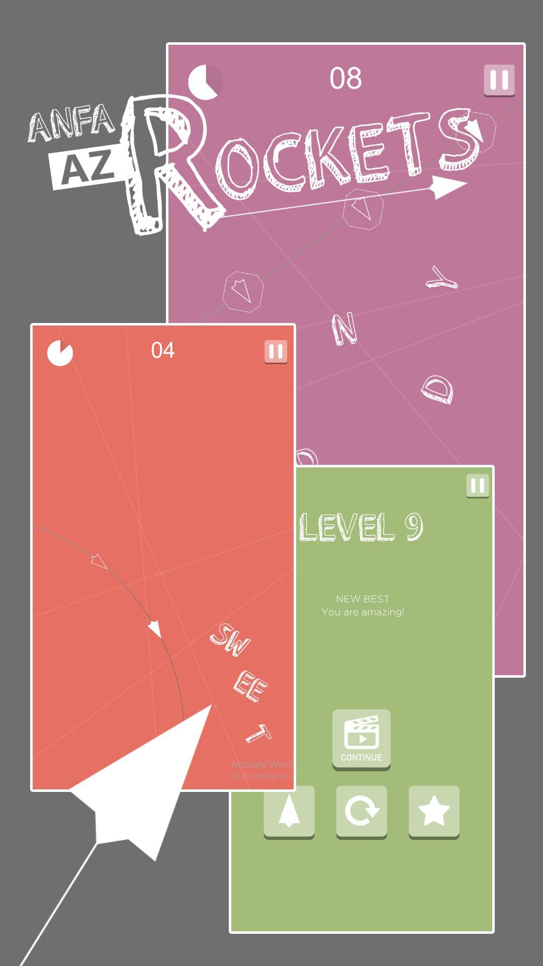 ANFA rockets Game Screenshot