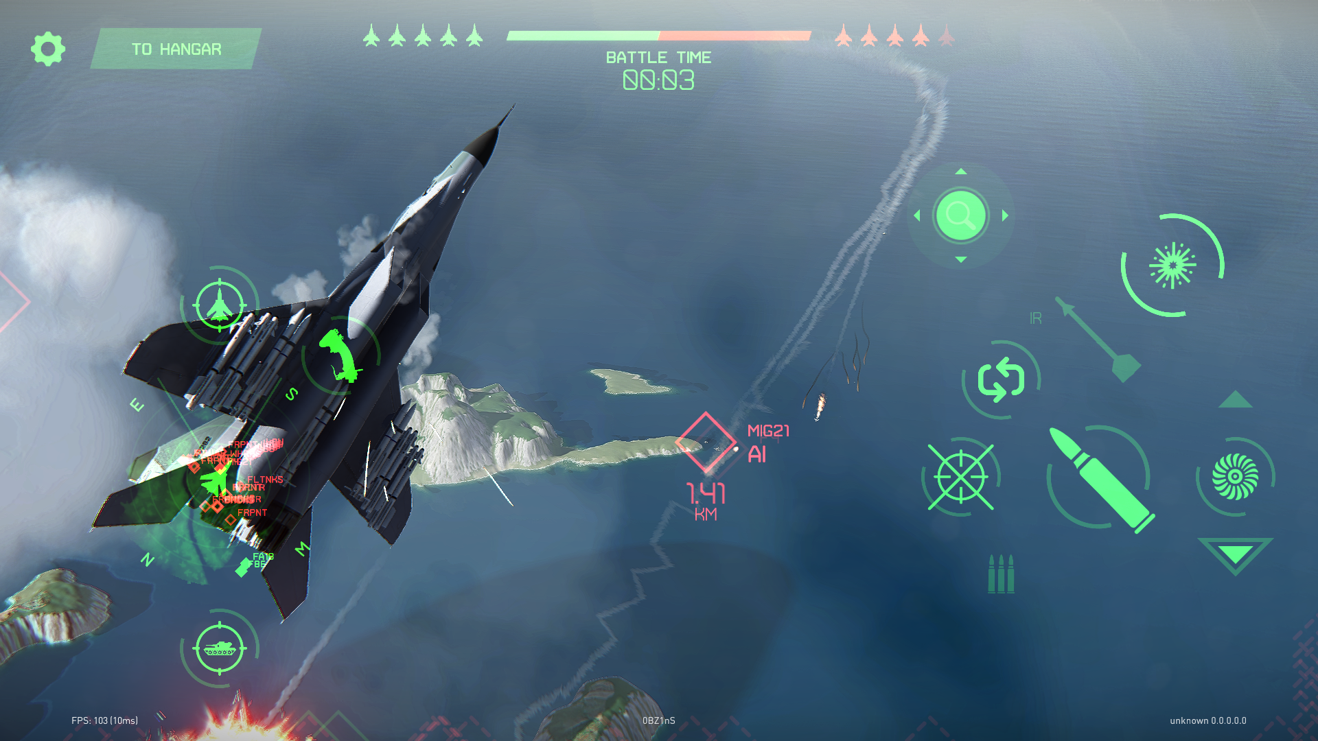 Modern Jet Fighters Online Game Screenshot
